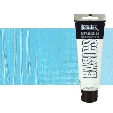 Material Bellas Artes - Pintura - Acrílico Liquitex Basics color azul claro permanente (118 ml) | totenart.com
