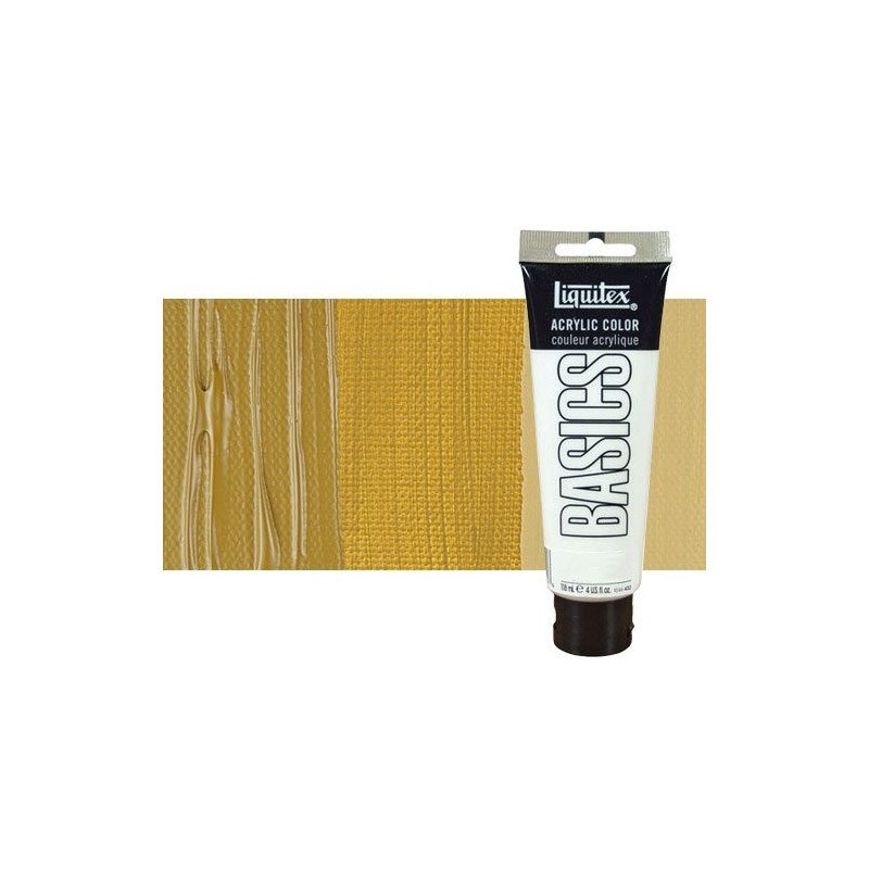 Material Bellas Artes - Pintura - Acrílico Liquitex Basics color amarillo bronce (118 ml) | totenart.com