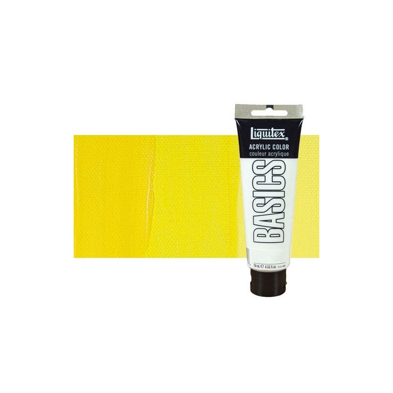 Material Bellas Artes - Pintura - Acrílico Liquitex Basics color amarillo primario (118 ml) | totenart.com