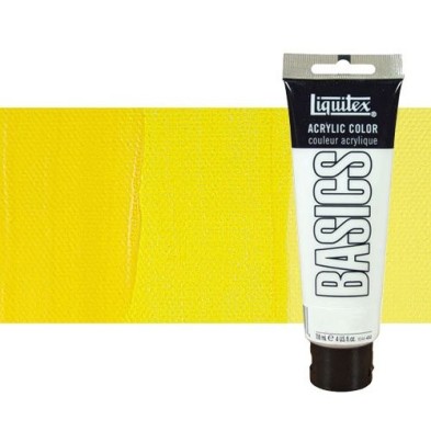 Material Bellas Artes - Pintura - Acrílico Liquitex Basics color amarillo primario (118 ml) | totenart.com