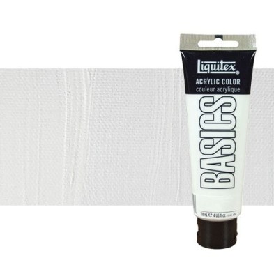 Material Bellas Artes - Pintura - Acrílico Liquitex Basics color blanco de titanio (118 ml) | totenart.com