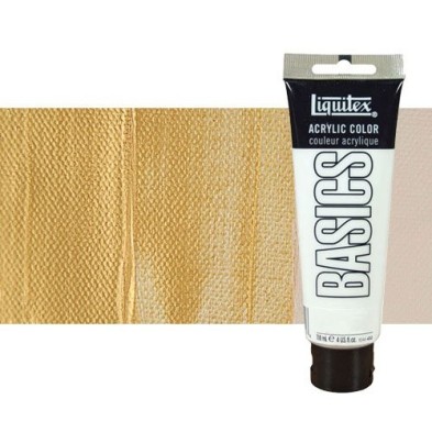 Material Bellas Artes - Pintura - Acrílico Liquitex Basics color oro (118 ml) | totenart.com