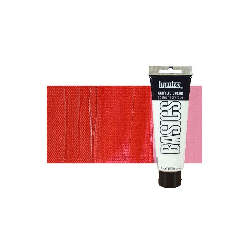 Material Bellas Artes - Pintura - Acrílico Liquitex Basics color rojo primario (118 ml) | totenart.com
