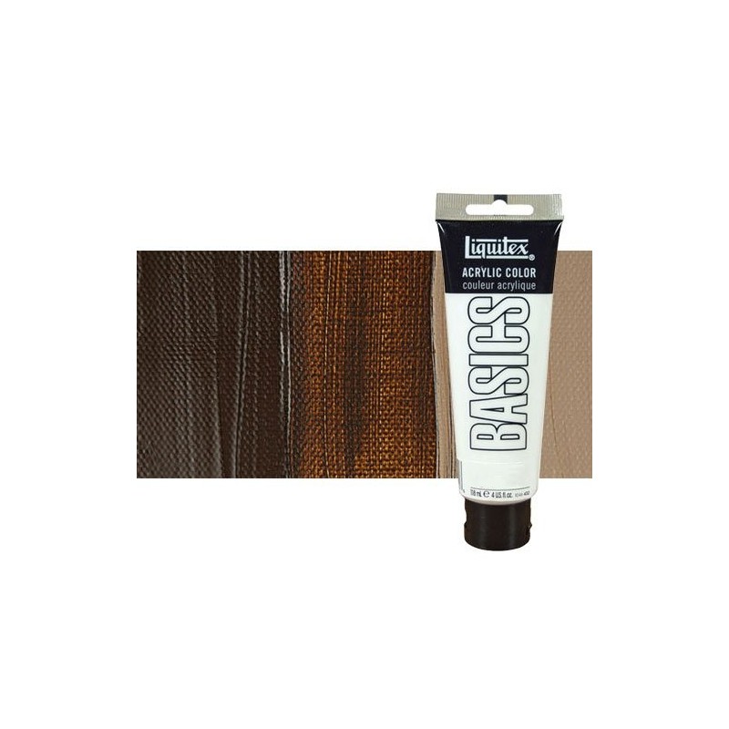 Material Bellas Artes - Pintura - Acrílico Liquitex Basics color tierra sombra tostada (118 ml) | totenart.com
