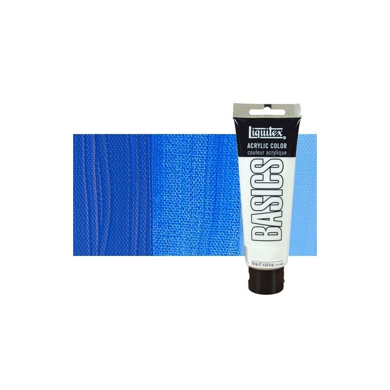 Material Bellas Artes - Pintura - Acrílico Liquitex Basics color tono azul cobalto (118 ml) | totenart.com