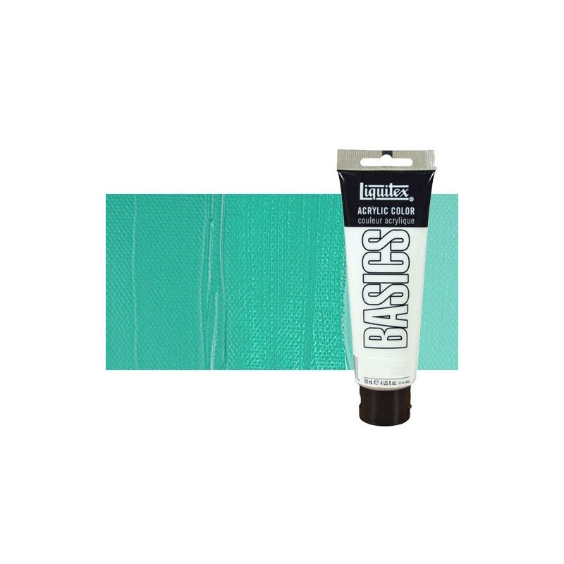 Material Bellas Artes - Pintura - Acrílico Liquitex Basics color verde agua brillante (118 ml) | totenart.com