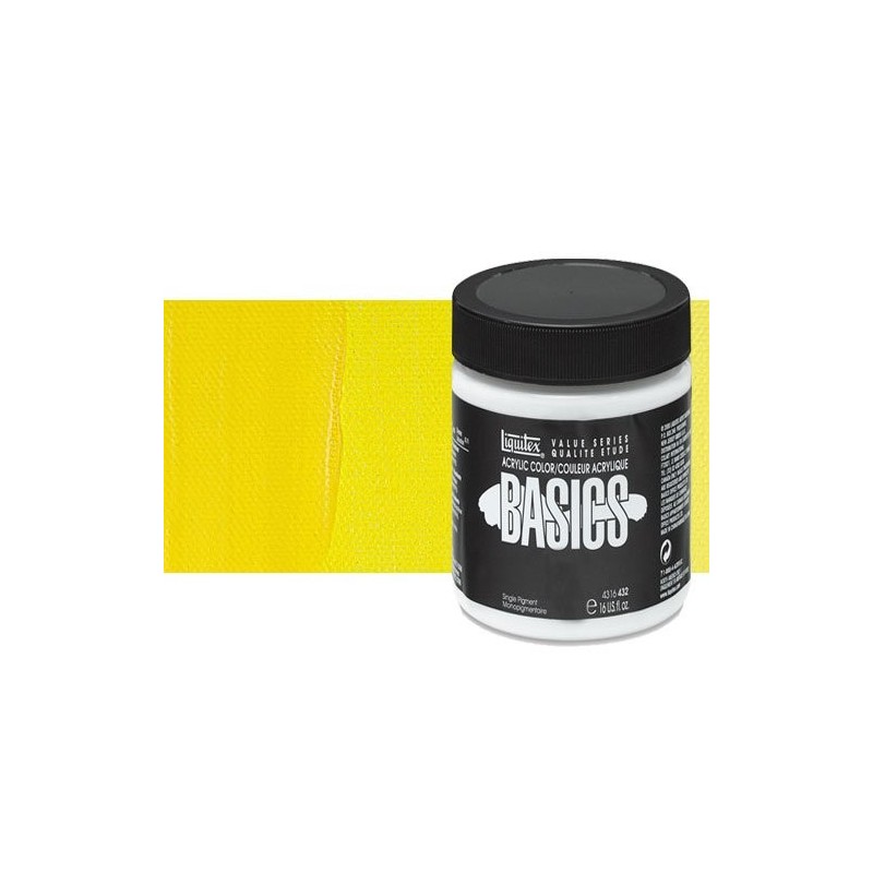 Material Bellas Artes - Pintura - Acrílico Liquitex Basics color amarillo primario (946 ml) | totenart.com