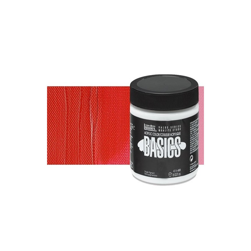 Material Bellas Artes - Pintura - Acrílico Liquitex Basics color rojo primario (946 ml) | totenart.com