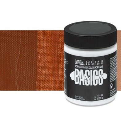 Material Bellas Artes - Pintura - Acrílico Liquitex Basics color tierra siena tostada (946 ml) | totenart.com