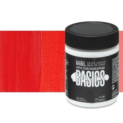 Material Bellas Artes - Pintura - Acrílico Liquitex Basics color tono rojo cadmio medio (946 ml) | totenart.com
