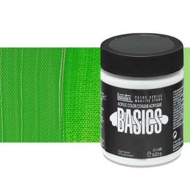 Material Bellas Artes - Pintura - Acrílico Liquitex Basics color verde claro permanente (946 ml) | totenart.com