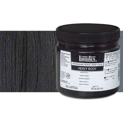 Material Bellas Artes - Pintura - Acrílico Liquitex Heavy Body color negro marfil (946 ml) | totenart.com