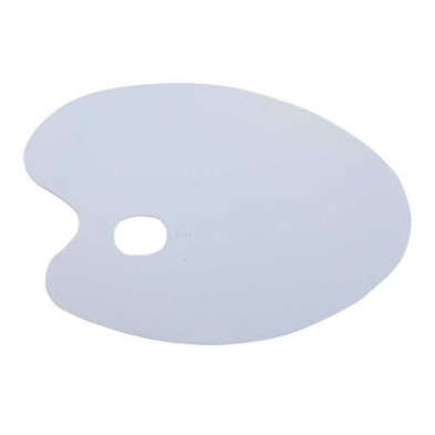 Material Bellas Artes - Pintura - Paleta ovalada de resina acrilica transparente (28x40 cm) | totenart.com