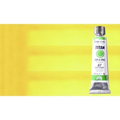 Material Bellas Artes - Pintura - Óleo Titan extra fino color amarillo Titan limón (20 ml) | totenart.com