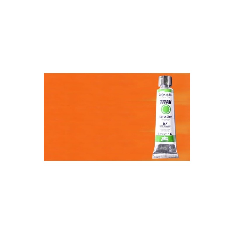 Material Bellas Artes - Pintura - Óleo Titan extra fino color amarillo Titan naranja (20 ml) | totenart.com