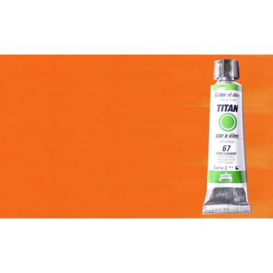Material Bellas Artes - Pintura - Óleo Titan extra fino color amarillo Titan naranja (20 ml) | totenart.com