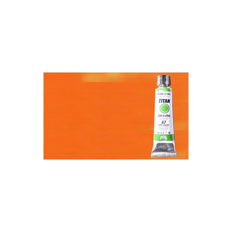 Material Bellas Artes - Pintura - Óleo Titan extra fino color amarillo Titan naranja claro (20 ml) | totenart.com