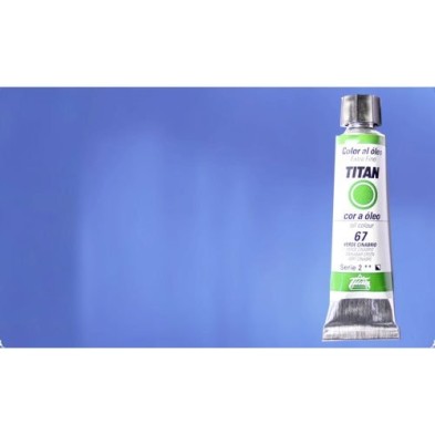 Material Bellas Artes - Pintura - Óleo Titan extra fino color azul cian (20 ml) | totenart.com