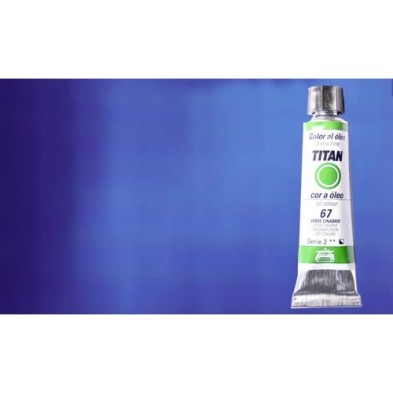 Material Bellas Artes - Pintura - Óleo Titan extra fino color azul cobalto claro (20 ml) | totenart.com