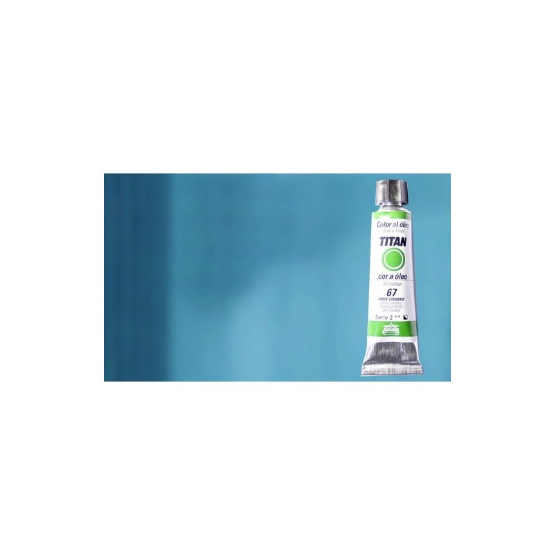 Material Bellas Artes - Pintura - Óleo Titan extra fino color azul turquesa (20 ml) | totenart.com