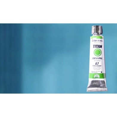 Material Bellas Artes - Pintura - Óleo Titan extra fino color azul turquesa (20 ml) | totenart.com