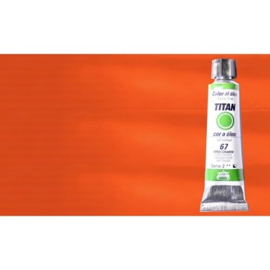 Material Bellas Artes - Pintura - Óleo Titan extra fino color rojo cadmio claro (20 ml) | totenart.com