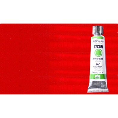 Material Bellas Artes - Pintura - Óleo Titan extra fino color rojo cadmio medio (20 ml) | totenart.com