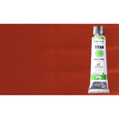 Material Bellas Artes - Pintura - Óleo Titan extra fino color rojo cadmio oscuro (20 ml) | totenart.com