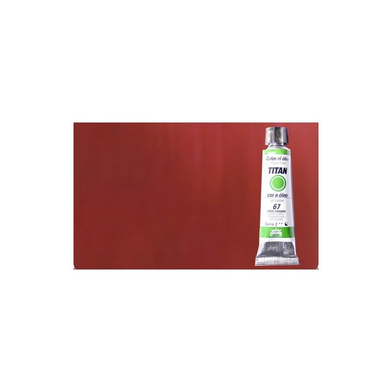 Material Bellas Artes - Pintura - Óleo Titan extra fino color rojo inglés oscuro (20 ml) | totenart.com