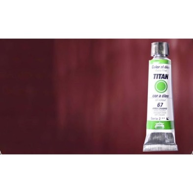 Material Bellas Artes - Pintura - Óleo Titan extra fino color rojo inglés violáceo (20 ml) | totenart.com