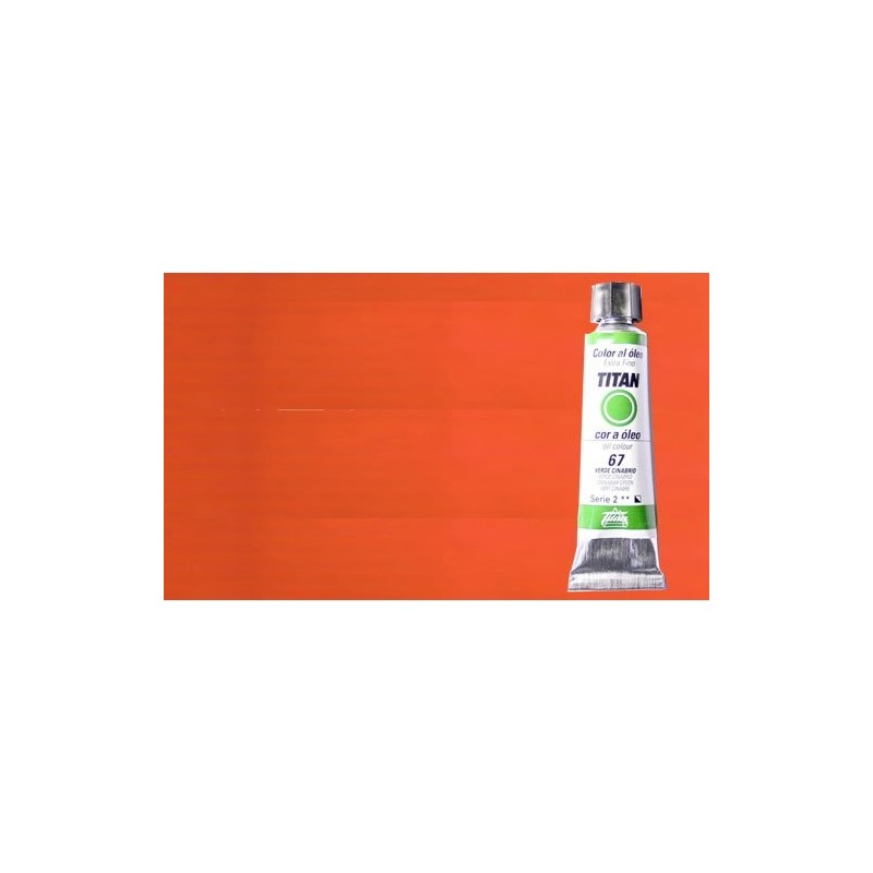 Material Bellas Artes - Pintura - Óleo Titan extra fino color rojo Titan escarlata (20 ml) | totenart.com