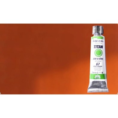 Material Bellas Artes - Pintura - Óleo Titan extra fino color tierra rosa transparente (20 ml) | totenart.com