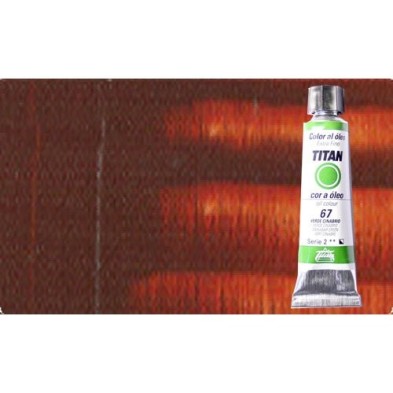Material Bellas Artes - Pintura - Óleo Titan extra fino color tierra siena tostada (20 ml) | totenart.com