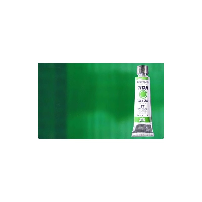 Material Bellas Artes - Pintura - Óleo Titan extra fino color verde esmeralda (20 ml) | totenart.com
