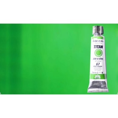 Material Bellas Artes - Pintura - Óleo Titan extra fino color verde Titan claro (20 ml) | totenart.com