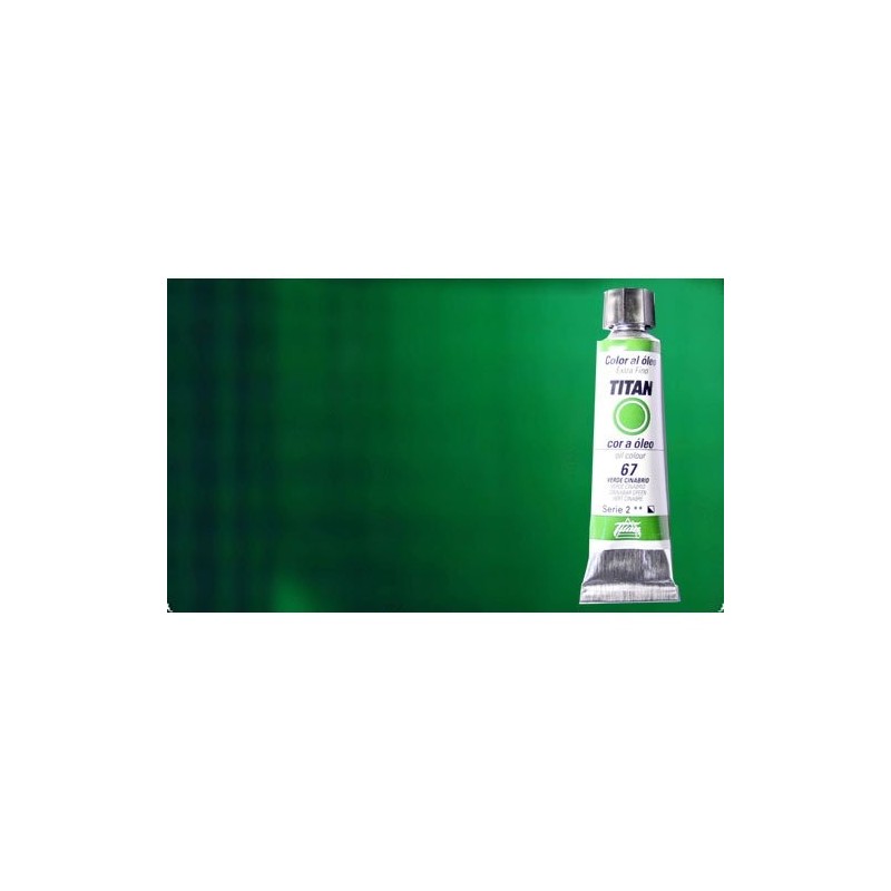 Material Bellas Artes - Pintura - Óleo Titan extra fino color verde Titan oscuro (20 ml) | totenart.com