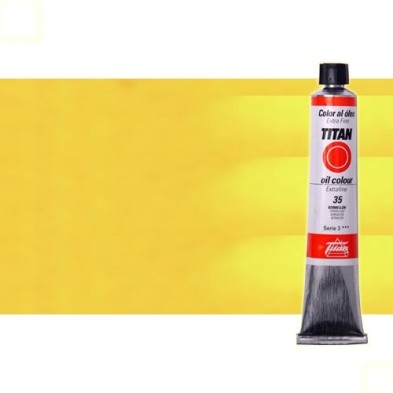Material Bellas Artes - Pintura - Óleo Titan extra fino color amarillo cadmio claro (60 ml) | totenart.com