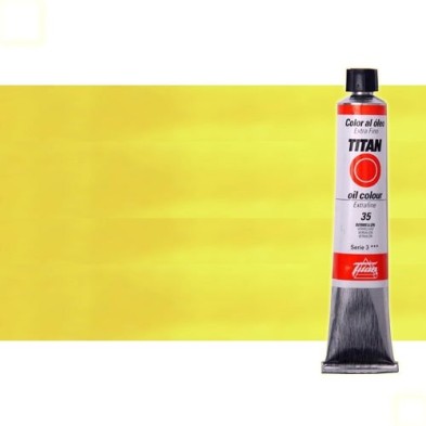Material Bellas Artes - Pintura - Óleo Titan extra fino color amarillo cadmio limón (60 ml) | totenart.com