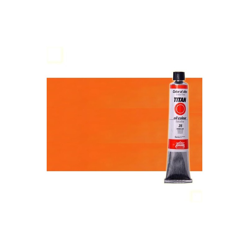 Material Bellas Artes - Pintura - Óleo Titan extra fino color amarillo cadmio naranja (60 ml) | totenart.com