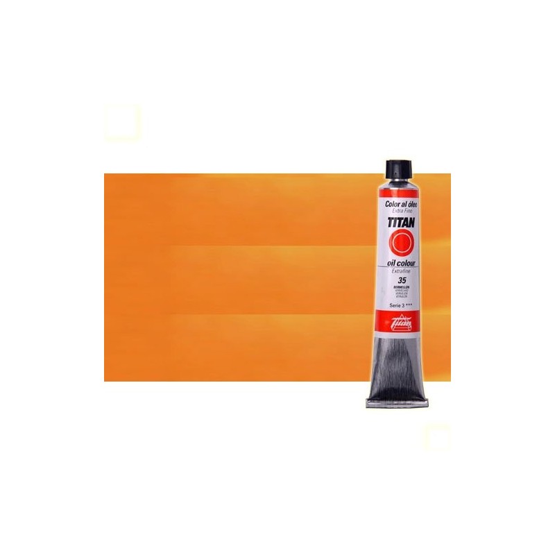 Material Bellas Artes - Pintura - Óleo Titan extra fino color amarillo indio (60 ml) | totenart.com