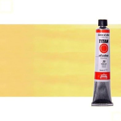 Material Bellas Artes - Pintura - Óleo Titan extra fino color amarillo Nápoles (60 ml) | totenart.com