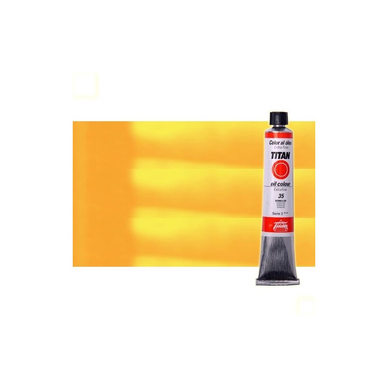Material Bellas Artes - Pintura - Óleo Titan extra fino color amarillo real (60 ml) | totenart.com