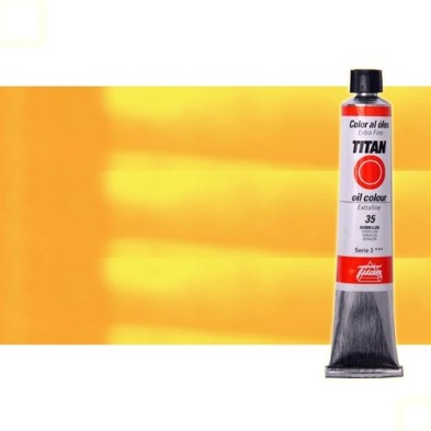Material Bellas Artes - Pintura - Óleo Titan extra fino color amarillo real (60 ml) | totenart.com