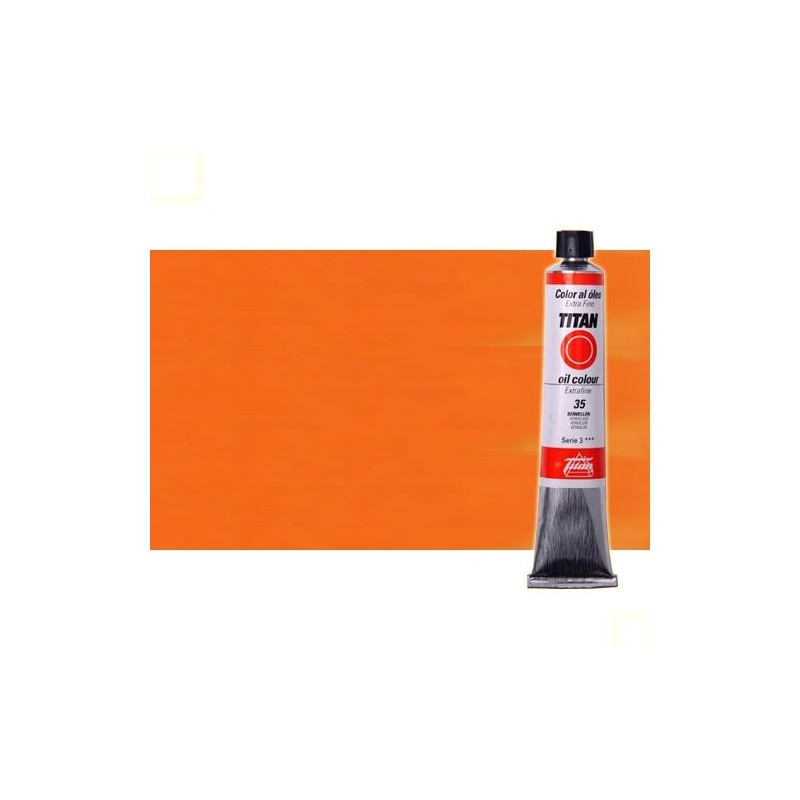 Material Bellas Artes - Pintura - Óleo Titan extra fino color amarillo Titan naranja (60 ml) | totenart.com