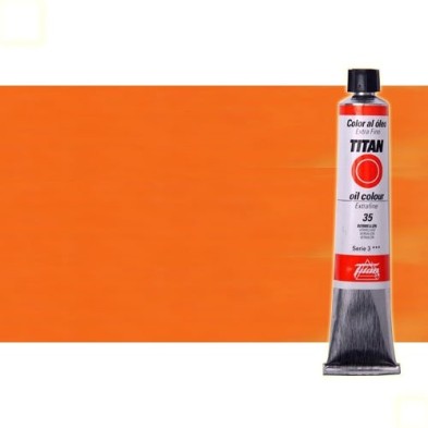 Material Bellas Artes - Pintura - Óleo Titan extra fino color amarillo Titan naranja (60 ml) | totenart.com