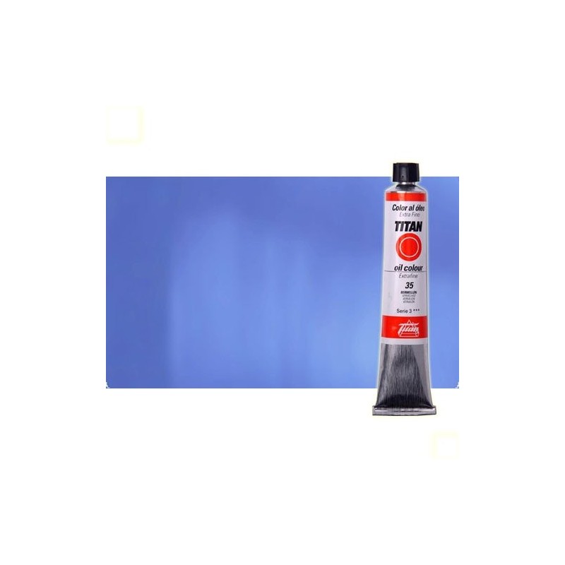 Material Bellas Artes - Pintura - Óleo Titan extra fino color azul cian (60 ml) | totenart.com