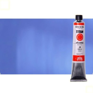 Material Bellas Artes - Pintura - Óleo Titan extra fino color azul cian (60 ml) | totenart.com