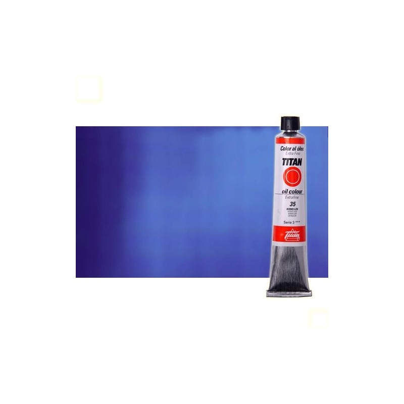Material Bellas Artes - Pintura - Óleo Titan extra fino color azul cobalto claro (60 ml) | totenart.com