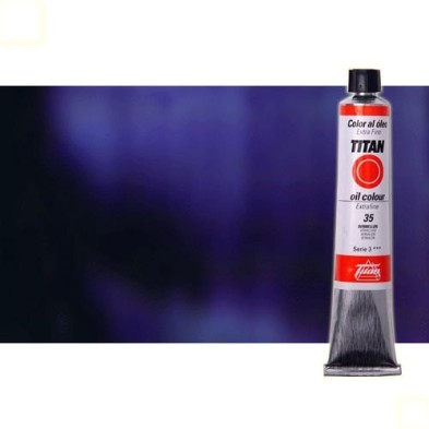 Material Bellas Artes - Pintura - Óleo Titan extra fino color azul índigo (60 ml) | totenart.com