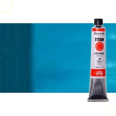 Material Bellas Artes - Pintura - Óleo Titan extra fino color azul manganeso ftalocianina (60 ml) | totenart.com
